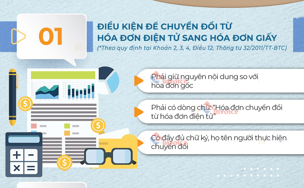 Infographic: Quy định về hóa đơn chuyển đổi và những câu hỏi thường gặp