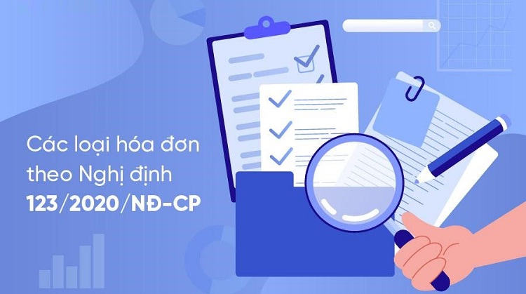 Các loại hóa đơn được quy định tại Nghị định 123/2020/NĐ-CP