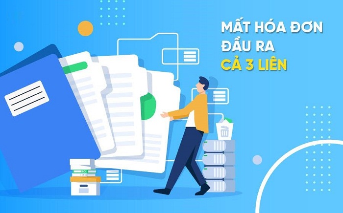 Mất hóa đơn đầu ra cả 3 liên xử lý như thế nào để không bị phạt