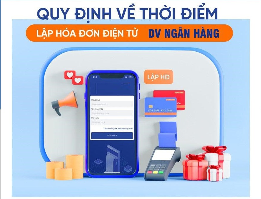 Thời điểm lập hóa đơn đối với dịch vụ ngân hàng theo Thông tư 78/2021/TT-BTC